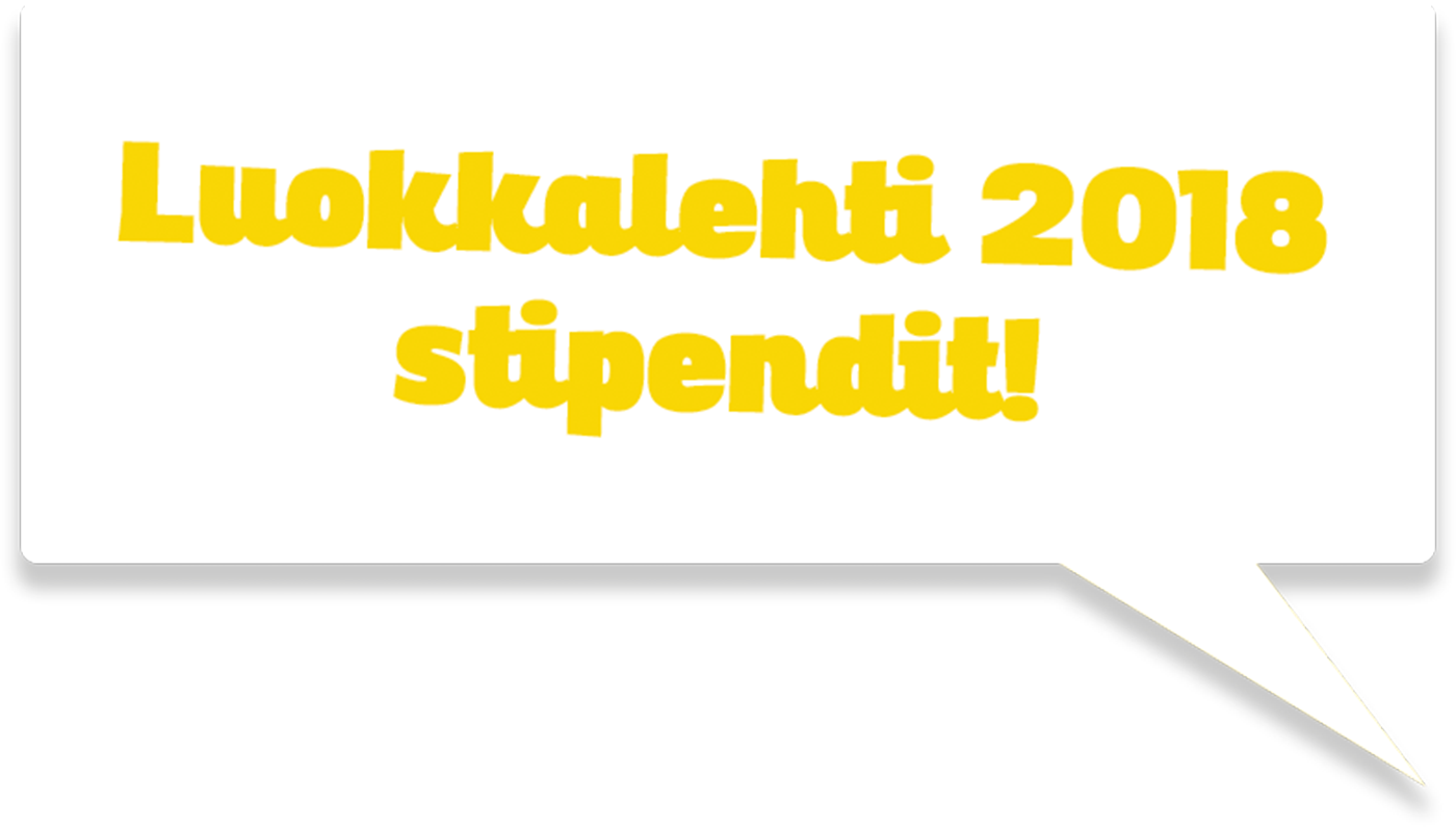 Luokkalehti 2018 stipendit